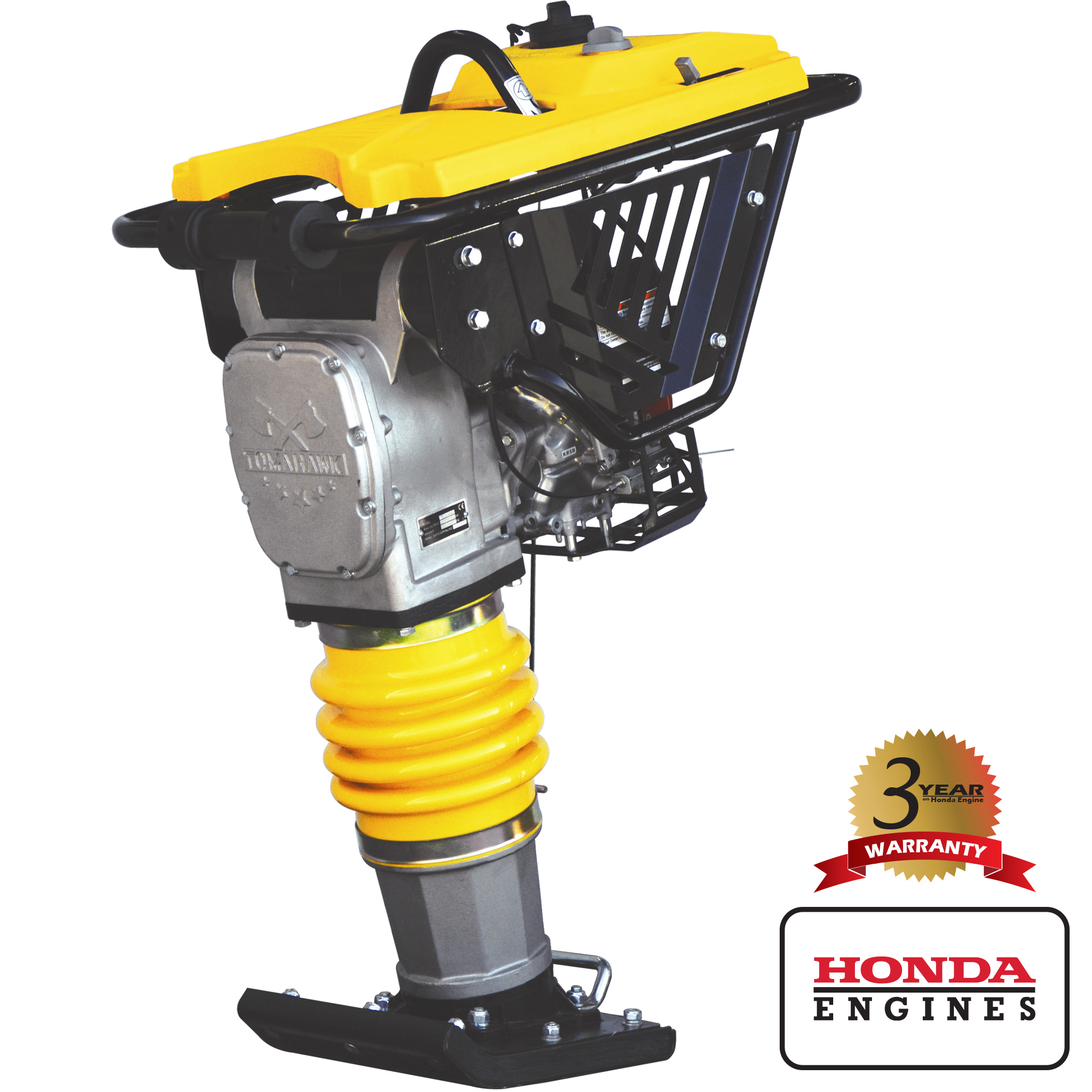 Tomahawk, 3.6HP Honda Rammer, Engine Brand Honda, Engine Model GXR120 Horsepower 4 HP, Model# TR68H